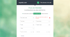 Desktop Screenshot of expobiz.com
